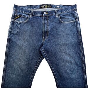 Ariat Rebar M5 Straight Leg Jeans Men’s 40x32 Dark Blue Denim Western Workwear